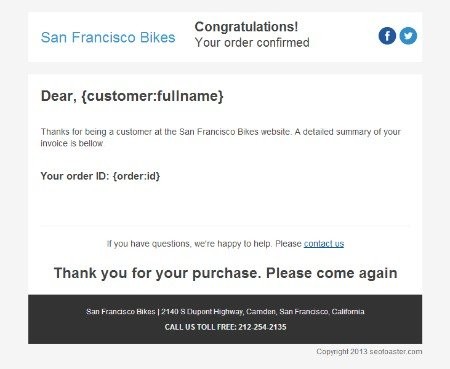 Store - purchace receipt