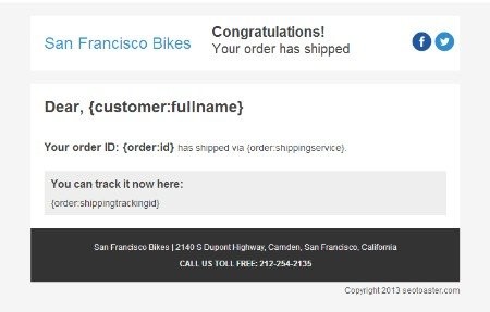 Store - tracking code